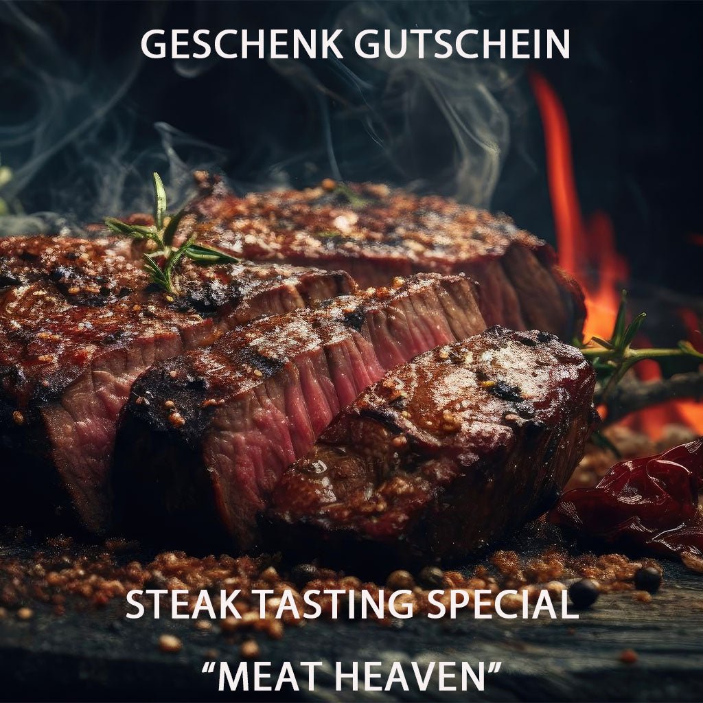 Geschenk Gutschein "Steak Tasting Special "Meat Heaven" - Smokefire Grillakademie